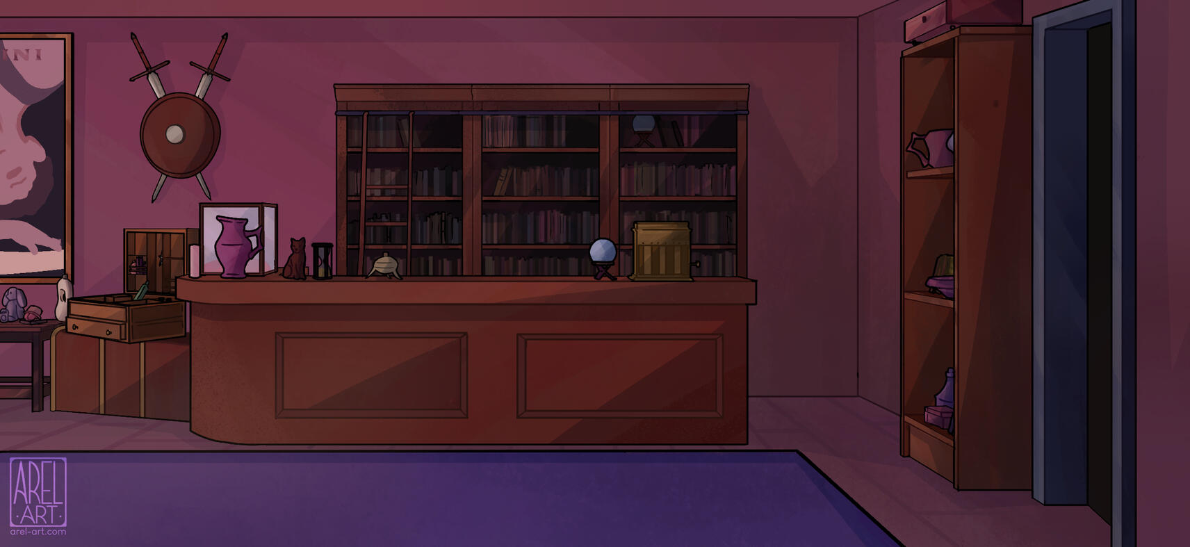 Magic shop counter, 2025